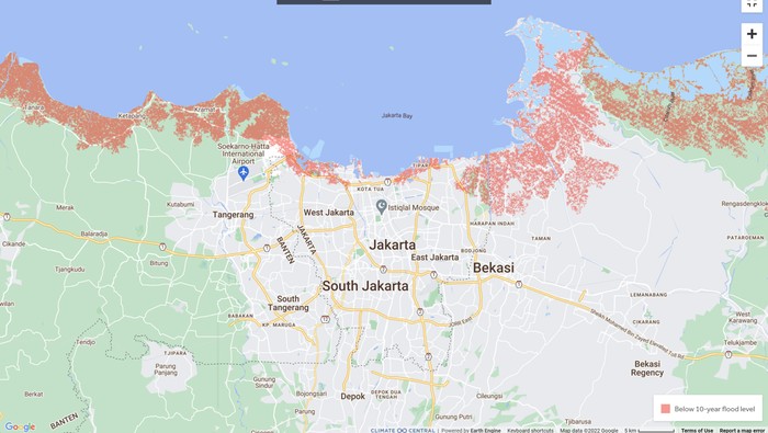 Potret Ramalan Jakarta Tenggelam