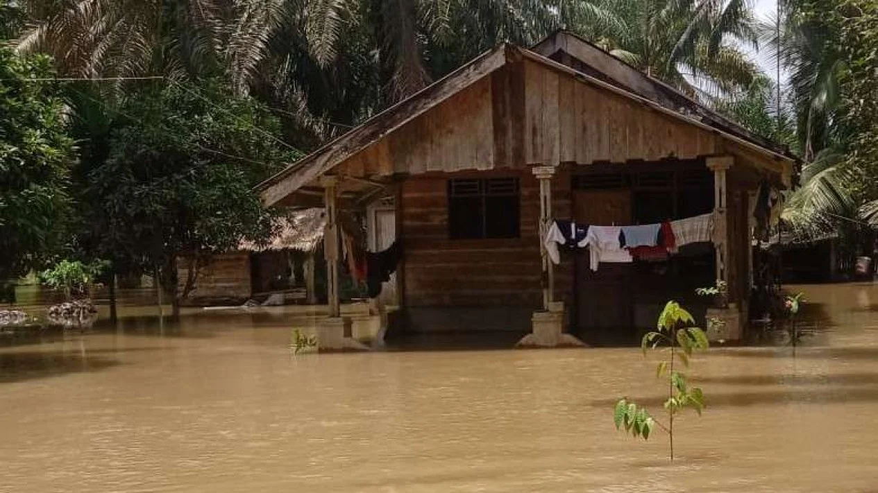 Ratusan Rumah Warga di Kabupaten Langkat Terendam Banjir