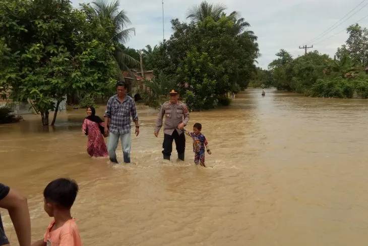 Banjir Melanda Dua Kecamatan di Langkat