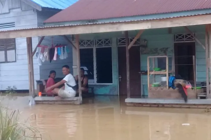 BPBD Langkat Mencatat Data Sementara ada 1.319 KK Terdampak Banjir