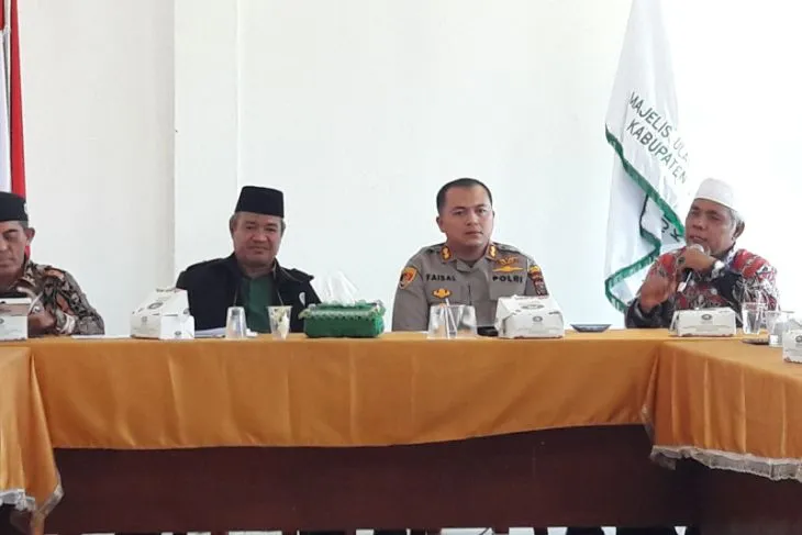 Kapolres Langkat AKBP Faisal Simatupang Silaturahmi ke MUI dan FKUB