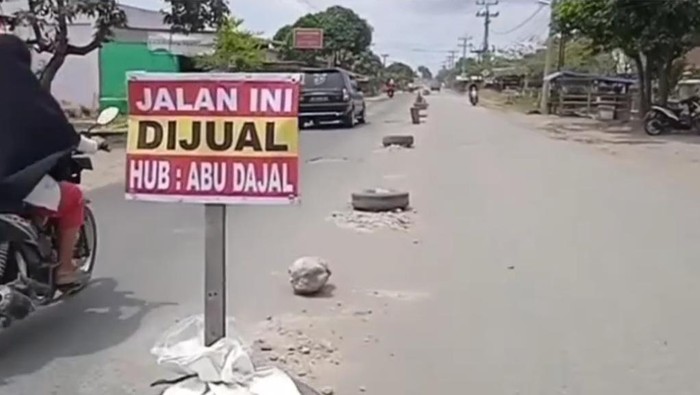 Viral Video Poster ‘Jalan Dijual, Hub: Abu Dajal’ Ini Tanggapan Plt Bupati Langkat