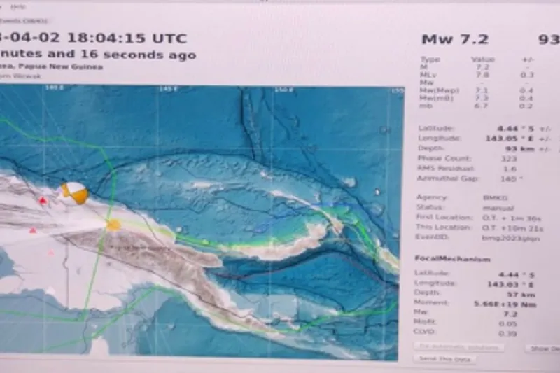 Gempa Guncang Papua Nugini, Tidak ada WNI Jadi Korban