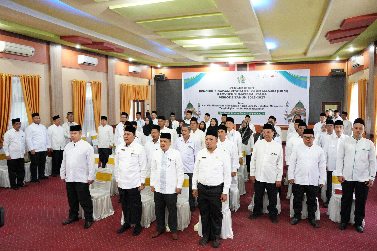 BKM Provinsi Sumut Dikukuhkan, Kakanwil Kemenagsu: Masjid Wadah Pembinaan Umat