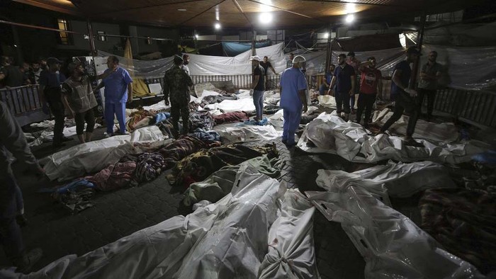 Rumah Sakit di Gaza Dibom, 500 Pasien dan Pengungsi Gugur