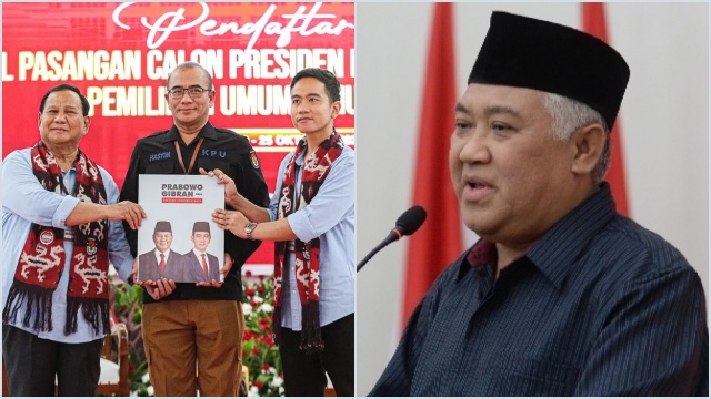 Din Syamsuddin: Copot Ketua KPU dan Batalkan Kemenangan Prabowo-Gibran!