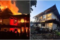 Gedung DPRD Kota Solo Dibakar Massa, Bangunan Porak Poranda