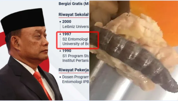 Siswa Keracunan MBG, Kepala Badan Gizi Nasional Ternyata Ahli Serangga Bukan Ahli Gizi