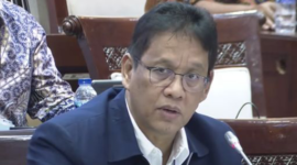 Menteri Keuangan Purbaya Yudhi Sadew saat dalam rapat kerja dengan komisi XI DPR RI di Jakarta