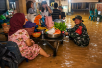 Banjir Kembali Rendam Sejumlah Wilayah di Kuala Langkat, Puluhan Rumah Tergenang