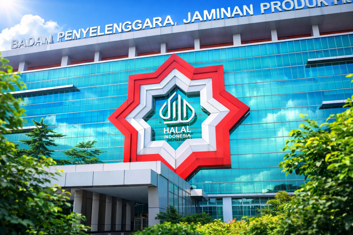 Ilustrasi Logo Halal Badan Penyelenggara Jaminan Produk Halal (BPJPH). Foto: Fadli/Langkatoday.com