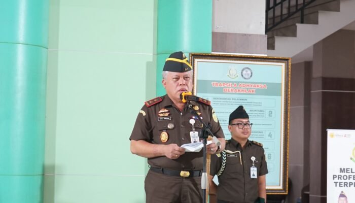 Kajati Sumut Canangkan Zona Integritas Menuju WBBM, Tegaskan Komitmen Pelayanan Bersih dan Profesional