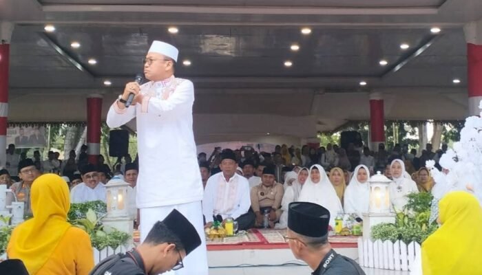HUT ke-276 Langkat: Ribuan Warga Padati Tabligh Akbar Ustaz Das’ad Latif di Alun-Alun Stabat