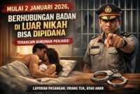 Mulai 2 Januari 2026, Berhubungan Badan di Luar Nikah Bisa Dipidana