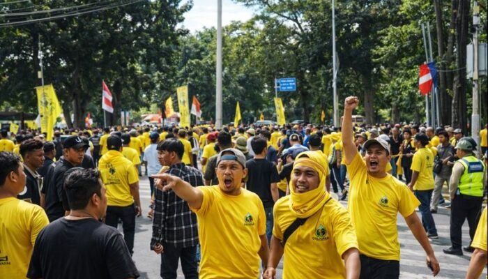 Musda Golkar Sumut Memanas, Keributan Terjadi di Depan JW Marriott Medan