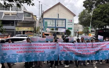 GAMSU Demo Kejagung, Desak Usut Dugaan Penyalahgunaan Dana Pokir Oknum DPRD Langkat