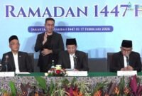 Resmi! Pemerintah Tetapkan 1 Ramadan 1447 H Jatuh pada Kamis 19 Februari 2026