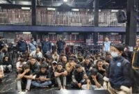 Razia Besar di Blue Night Langkat, 48 Orang Positif Narkoba Diamankan
