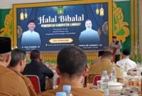Halalbihalal Pemkab Langkat, Ustadz Rahul Soroti Bahaya Menonjolkan Diri dan Pentingnya Persatuan