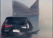 Asap Pembakaran Tebu PTPN II Jadi Pemicu Tabrakan Beruntun di Tol Binjai-Langsa