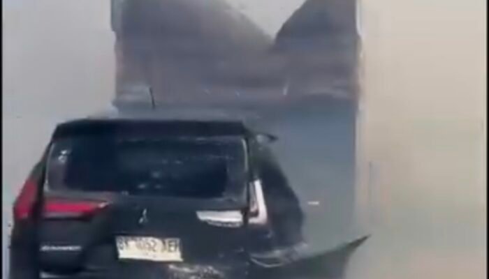 Asap Pembakaran Tebu PTPN II Jadi Pemicu Tabrakan Beruntun di Tol Binjai-Langsa