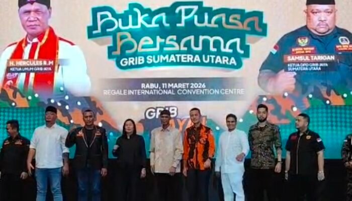 Dihadiri Hercules dan Ijeck, Buka Puasa Bersama GRIB Jaya Sumut Tekankan Sinergi dan Kondusivitas