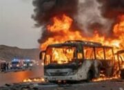 Bus Jamaah Umrah Terbakar di Madinah: 24 Penumpang Selamat