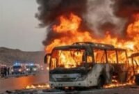 Bus Jamaah Umrah Terbakar di Madinah: 24 Penumpang Selamat