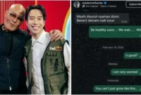 Deddy Corbuzier Ungkap Chat Terakhir dengan Vidi Aldiano, Netizen Ikut Haru