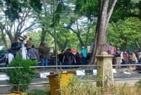 BREAKING NEWS: Kantor Bupati Langkat Memanas! Massa Asal Besitang Robohkan Pagar dan Kejar Mobil Dinas