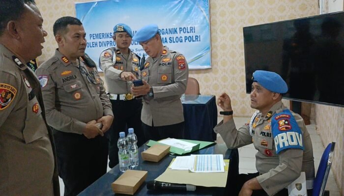 Pastikan Alat Negara Terjaga, Tim Mabes Polri Audit Kelayakan Senpi di Mapolres Padang Lawas