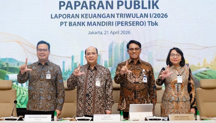 Bank Mandiri Catat Laba Bersih Rp15,4 Triliun di Kuartal I 2026, Kukuhkan Peran sebagai Mitra Strategis Pemerintah