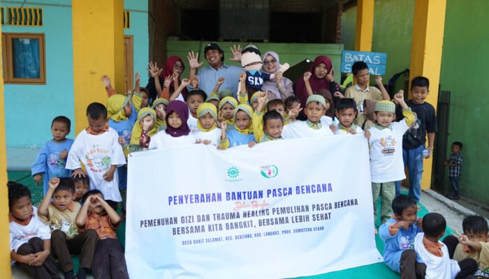 YAICI dan Aisyiyah Gelar Edukasi Gizi dan Trauma Healing Pascabencana di Langkat