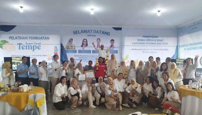 Dukung Ekonomi Kreatif, PT Socfindo Medan Gelar Pelatihan Pembuatan Tempe ‘Super Food’
