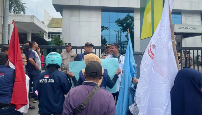 KSPSI AGN dan FPAN Geruduk BPJS Ketenagakerjaan, Soroti JHT PPPK Tak Dibayar