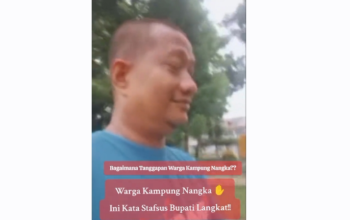 Viral! Stafsus Bupati Langkat Diduga Sindir Warga Kampung Nangka Soal Jalan Rusak