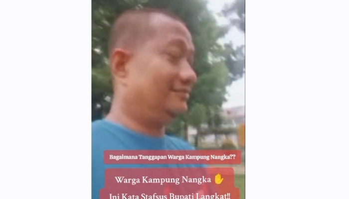 Viral! Stafsus Bupati Langkat Diduga Sindir Warga Kampung Nangka Soal Jalan Rusak