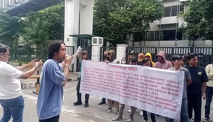 Madilog Sumut Kembali Gelar Aksi Jilid II di Kementerian PU dan Kejagung RI, Desak Tindak Lanjut Dugaan Korupsi Proyek Irigasi