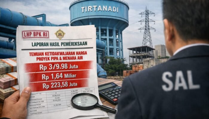 BPK Bongkar Mark-Up Rp2,24 Miliar di Tirtanadi, Direksi Berinisial “SAL” Disebut Tahu