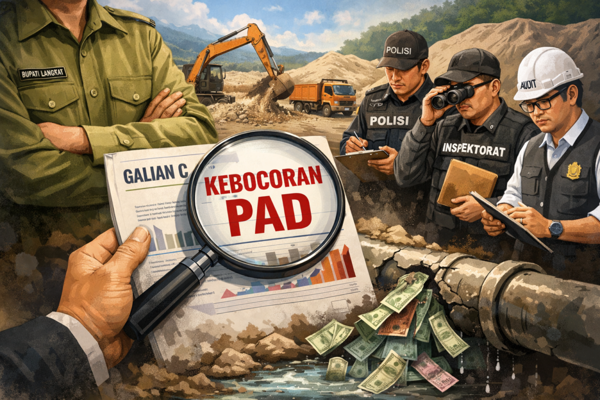 Ilustrasi PAD Kabupaten Langkat bocor | Foto: Tim Langkatoday.com