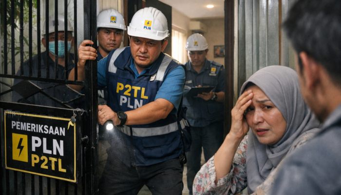 Viral! Petugas PLN Diduga Dobrak Akses Rumah Warga, Pemilik Murka