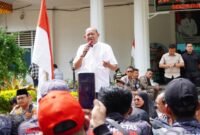 Bupati Langkat Temui Massa May Day, Tegaskan Komitmen Perbaikan Kesejahteraan Buruh