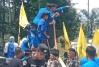 Mahasiswa Demo Kantor PN Sibuhuan, Soroti Vonis Kasus Narkotika