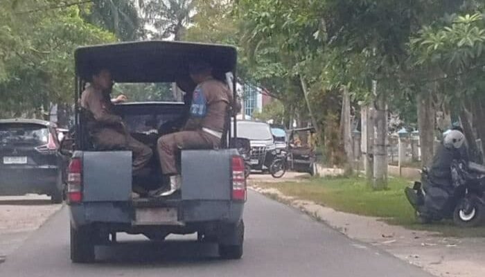Mobil Patroli Satpol PP Deli Serdang Diduga Mati Pajak, Warga Soroti Keteladanan Aparat