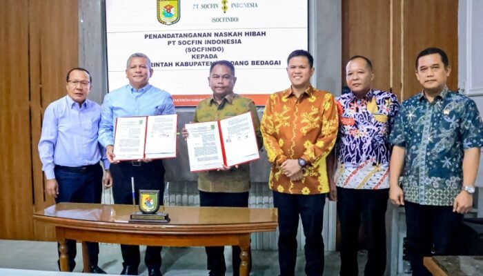 PT Socfindo Hibahkan 3,5 Hektare Lahan untuk Fasilitas Umum di Sergai