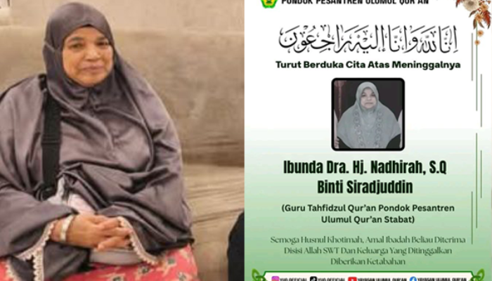 Jemaah Haji Asal Langkat dan Guru Tahfidzul Qur’an Ulumul Qur’an Stabat Wafat di Tanah Suci