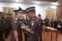 Wakajati Sumut, Aspidum dan 7 Kajari Dilantik, Muhibuddin: Jangan Ciderai Rasa Keadilan di Masyarakat