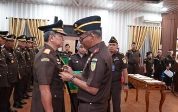 Wakajati Sumut, Aspidum dan 7 Kajari Dilantik, Muhibuddin: Jangan Ciderai Rasa Keadilan di Masyarakat