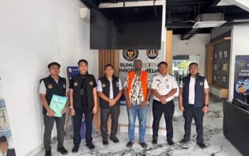 Imigrasi Belawan Pindahkan WNA Malaysia Tanpa Paspor ke Rudenim Medan