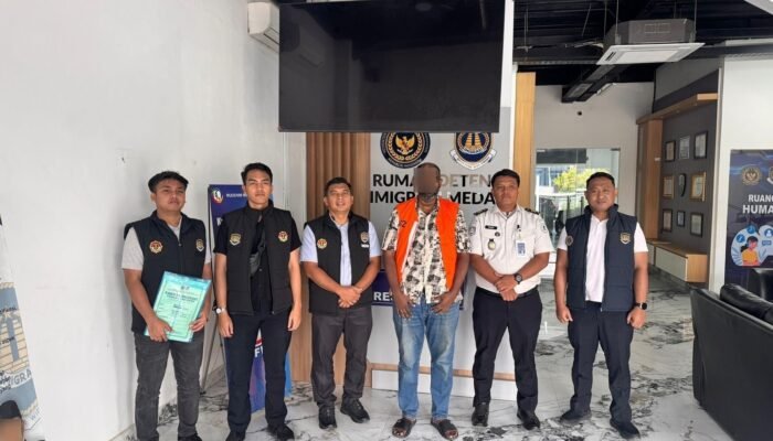 Imigrasi Belawan Pindahkan WNA Malaysia Tanpa Paspor ke Rudenim Medan